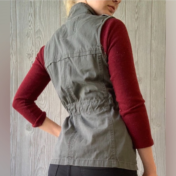 Gray utility jacket - Picture 4 of 8